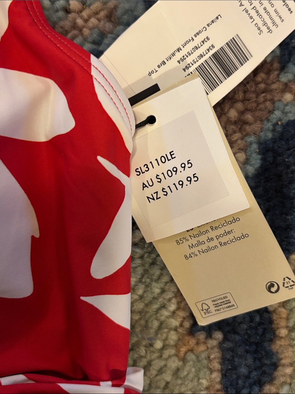 Sea Level Leilana Cross Front Bra Swim Top - Picture 5 of 6